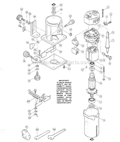 Part Location Diagram of CB408 Makita Carbon Brush Set