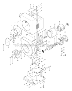 Page A Diagram and Parts List for  Makita