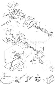 Part Location Diagram of 231806-7 Makita Tension Spring