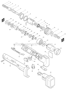 Part Location Diagram of 231951-8 Makita Ring Spring 11