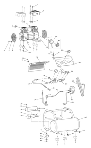 Fig-0 Diagram and Parts List for  Makita Compressor