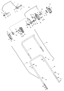 Part Location Diagram of 459860-1 Makita Switch Box