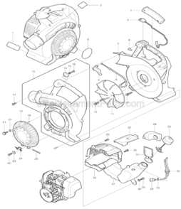 Part Location Diagram of 163447-0 Makita Gasoline Filter