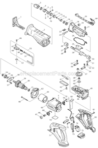 Part Location Diagram of 233345-3 Makita Compression Spring