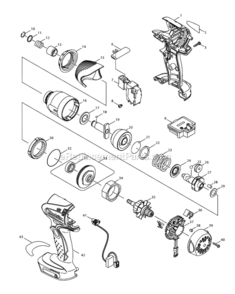 Page A Diagram and Parts List for  Makita