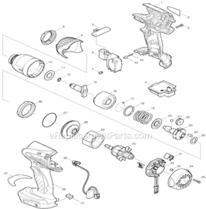 Part Location Diagram of 233943-3 Makita Ring Spring 8