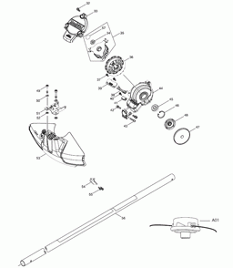 Part Location Diagram of 620401-2 Makita CONTROLLER B, XRU07