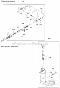 Page F Diagram and Parts List for  Makita