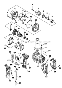 Part Location Diagram of 232260-8 Makita Leaf Spring