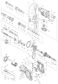 Diagram Diagram and Parts List for  Makita Hammer Drill