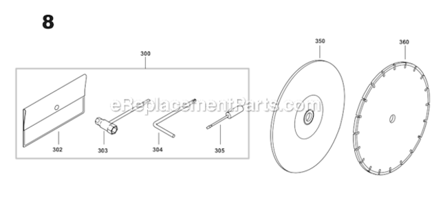Page F Diagram and Parts List for  Makita Circular Saw