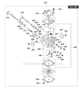Page D Diagram and Parts List for  Makita Concrete Saw