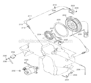 Page H Diagram and Parts List for  Makita Generator