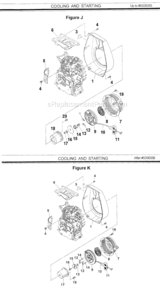 Page E Diagram and Parts List for  Makita Generator