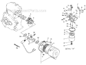 Air Cleaner, Carburetor And Solenoid Diagram and Parts List for  Makita Generator