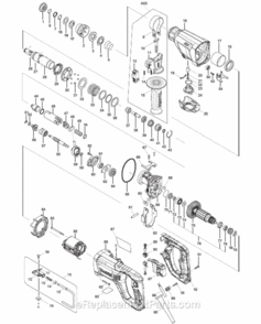 Part Location Diagram of 234149-6 Makita Compression Spring 20, Lxrh01