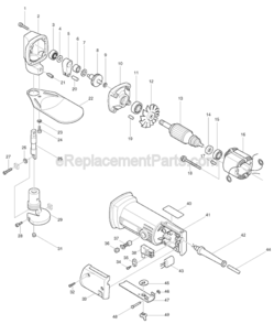Part Location Diagram of 331151-1 Makita Rod