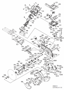 Page C Diagram and Parts List for  Makita Miter Saw