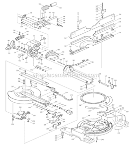 Part Location Diagram of 318411-8 Makita Guide Fence