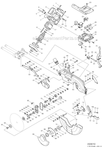 Part Location Diagram of 318471-0 Makita Motor Bracket