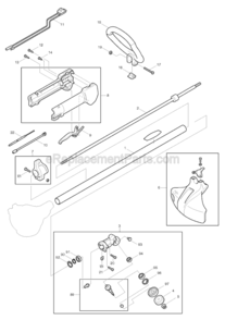 Page A Diagram and Parts List for  Makita Trimmer