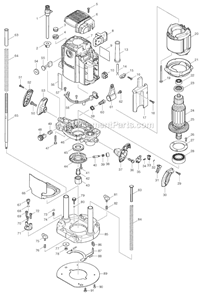 Part Location Diagram of 651430-4 Makita Switch