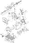 Part Location Diagram of 419596-4 Makita Rear Angular Guide