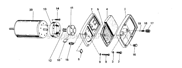 Page C Diagram and Parts List for  Master Heater