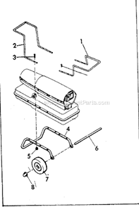 Page D Diagram and Parts List for  Master Heater