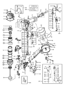 Fig-0 Diagram and Parts List for  Max Nailer
