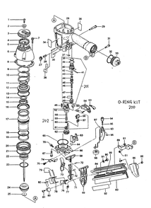 Fig-0 Diagram and Parts List for  Max Nailer