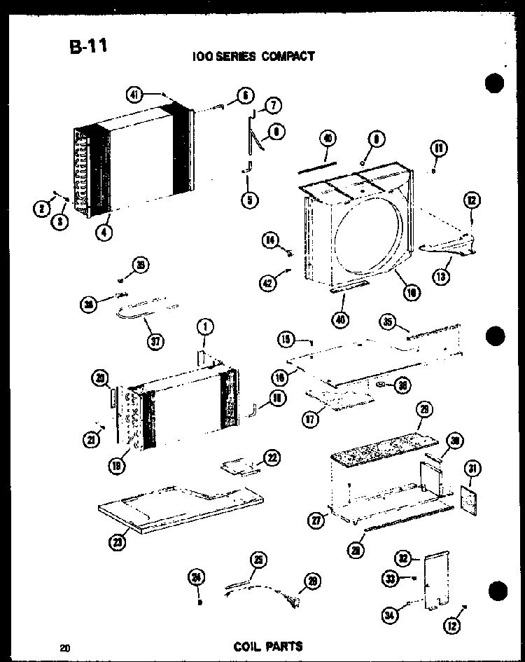 Coil Parts Diagram and Parts List for ES12-2MS P54974-48R Amana Air Conditioner