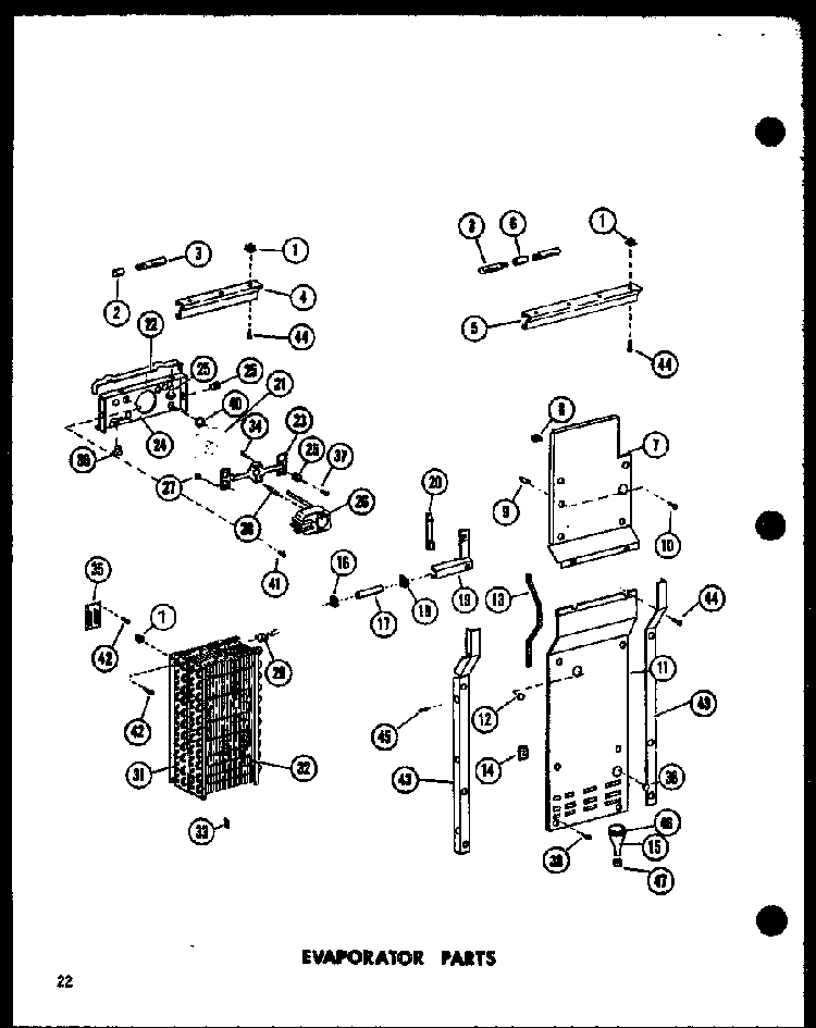 Section 11 Diagram and Parts List for SP19E-L-P74100-2WL  Amana Refrigerator