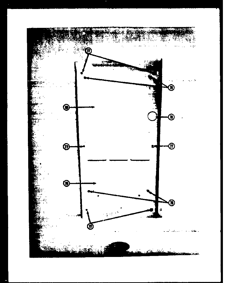 Page 6 Diagram and Parts List for CIMR-19  Amana Refrigerator