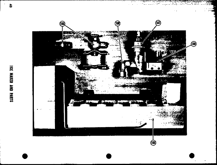 ICE MAKER AND PARTS Diagram and Parts List for SDI22D  Amana Refrigerator