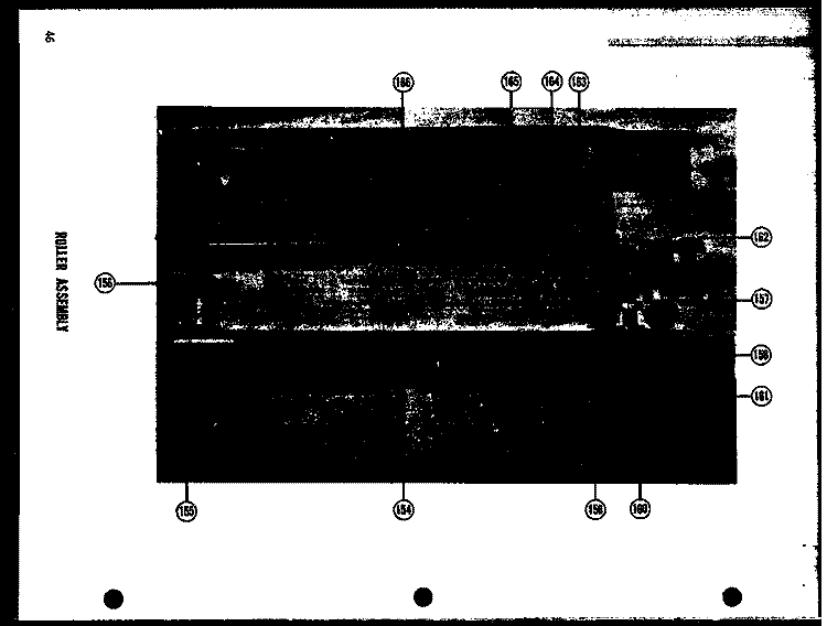 ROLLER ASSY Diagram and Parts List for SD25E  Amana Refrigerator