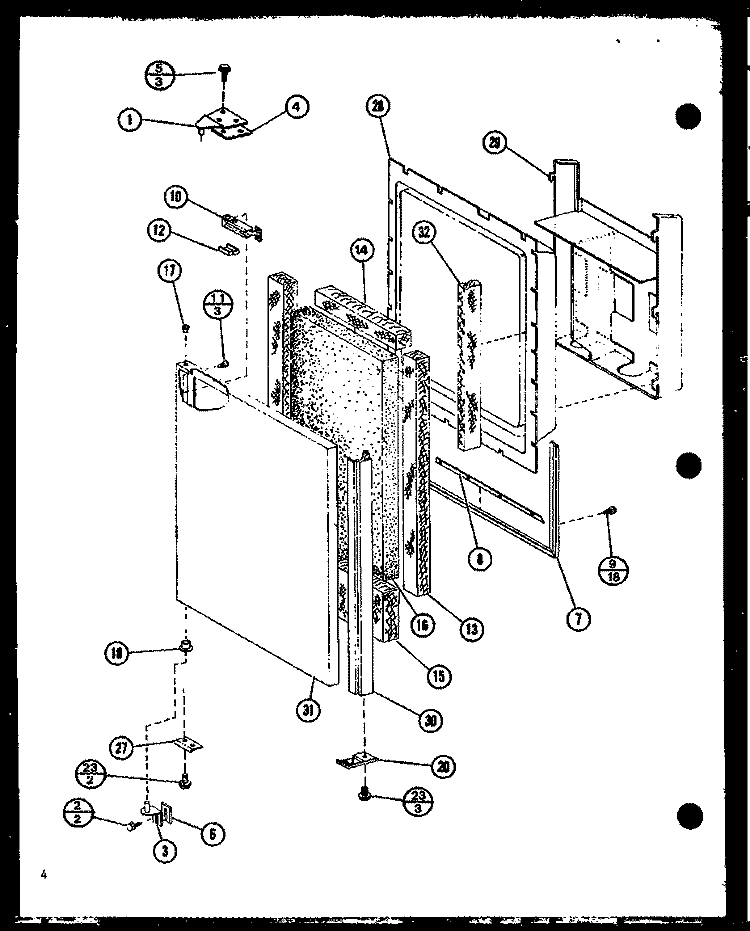 Page 1 Diagram and Parts List for P7731404W Amana Refrigerator