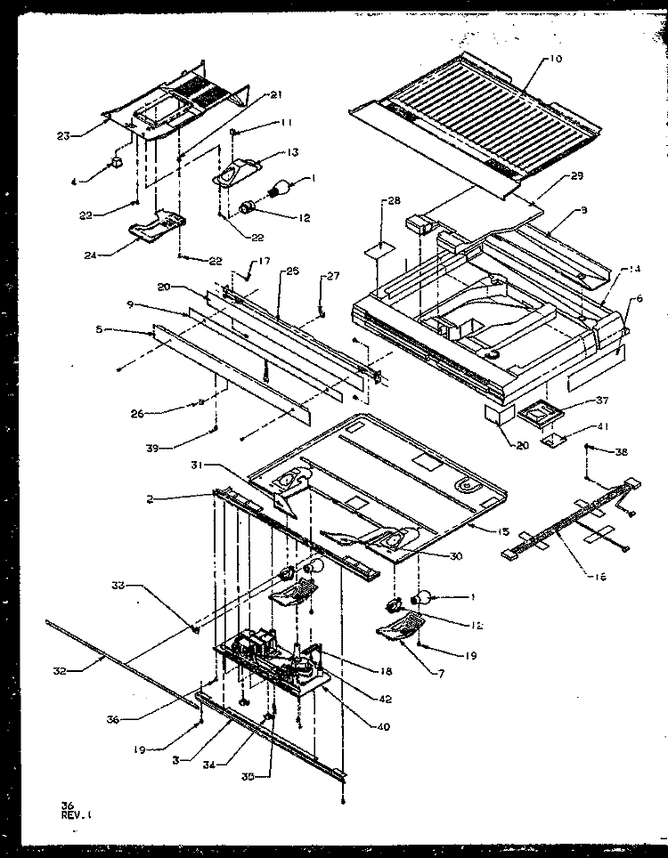DIVIDER BLOCK Diagram and Parts List for P1158408W W Amana Refrigerator