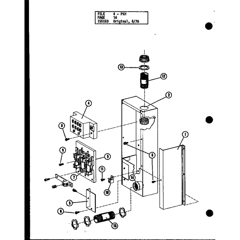 Diagram 1 Diagram and Parts List for D54475-3 P54475-3C Amana Air Conditioner