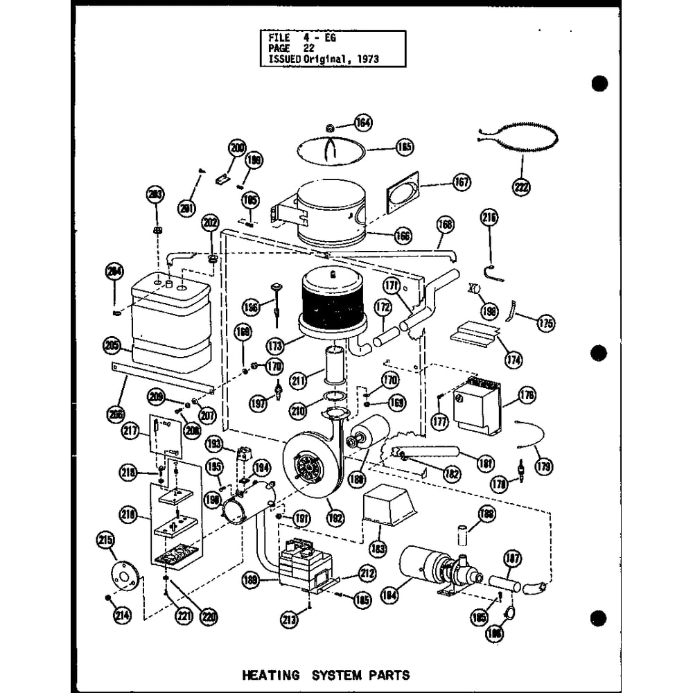 Heating System Parts 4 Diagram and Parts List for EG25,12-1 P54688-9C Amana Air Conditioner