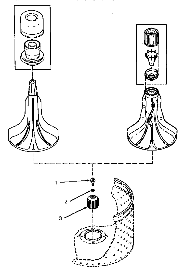 DRIVE BELL (CHANGE) Diagram and Parts List for  Amana Washer