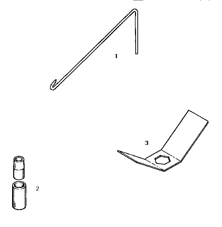 SPECIAL TOOLS Diagram and Parts List for  Amana Washer