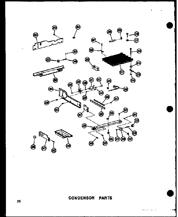 Condensor Parts Diagram and Parts List for SDI22N-1-C-P60230-91WC  Amana Refrigerator