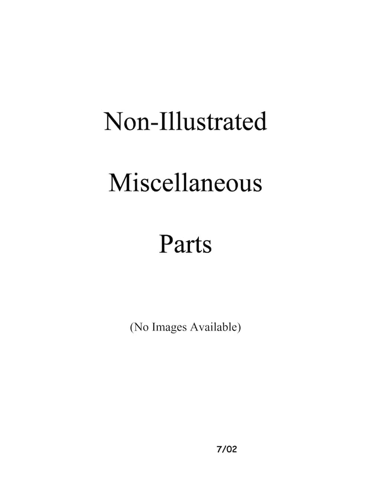 Miscellaeous Information Diagram and Parts List for BX21TW-P1196513WW  Amana Refrigerator
