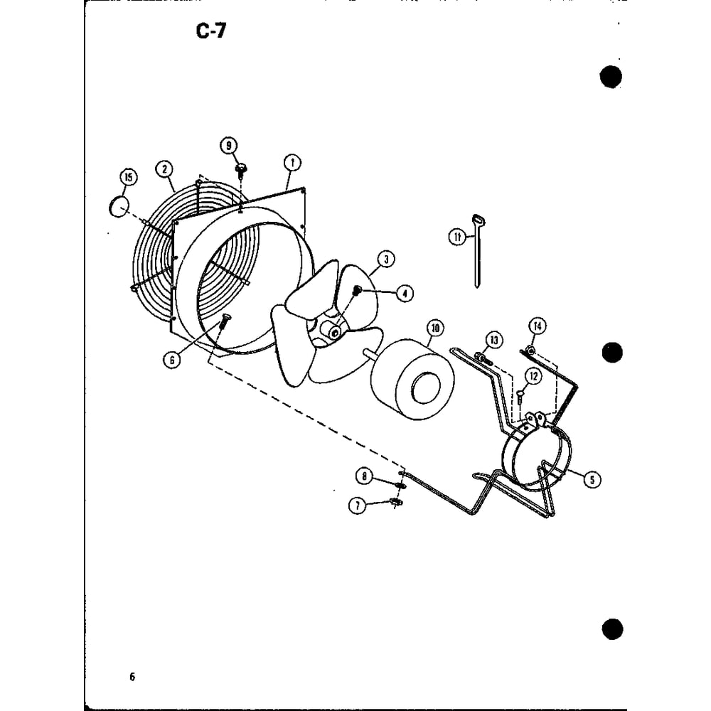 Diagram 1 Diagram and Parts List for ERHQ18-W01A P67845-1C Amana Air Conditioner