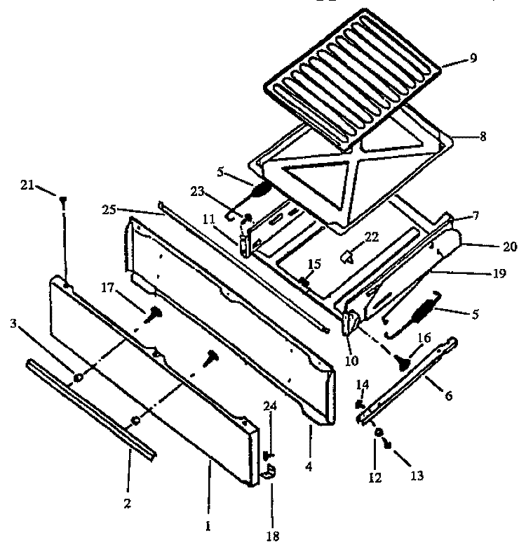 Page 10 Diagram and Parts List for RBL39AA0,5 P11417155NL Amana Range