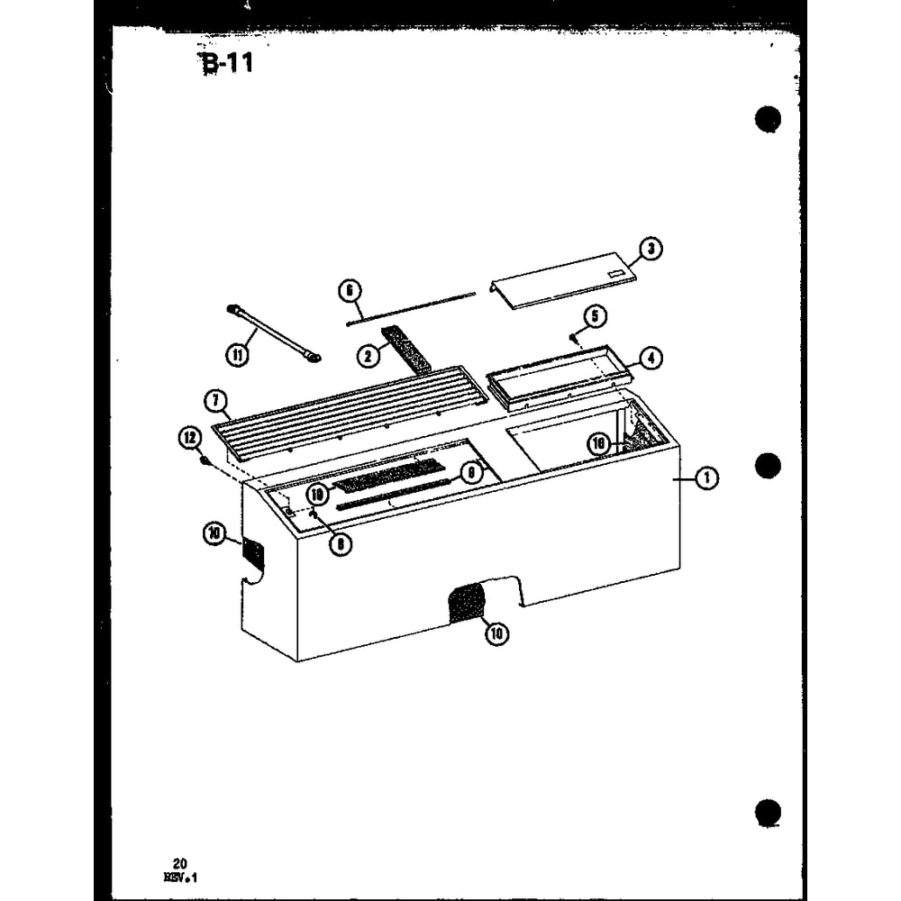 Diagram 5 Diagram and Parts List for 912-5E35S P67120-5R Amana Air Conditioner