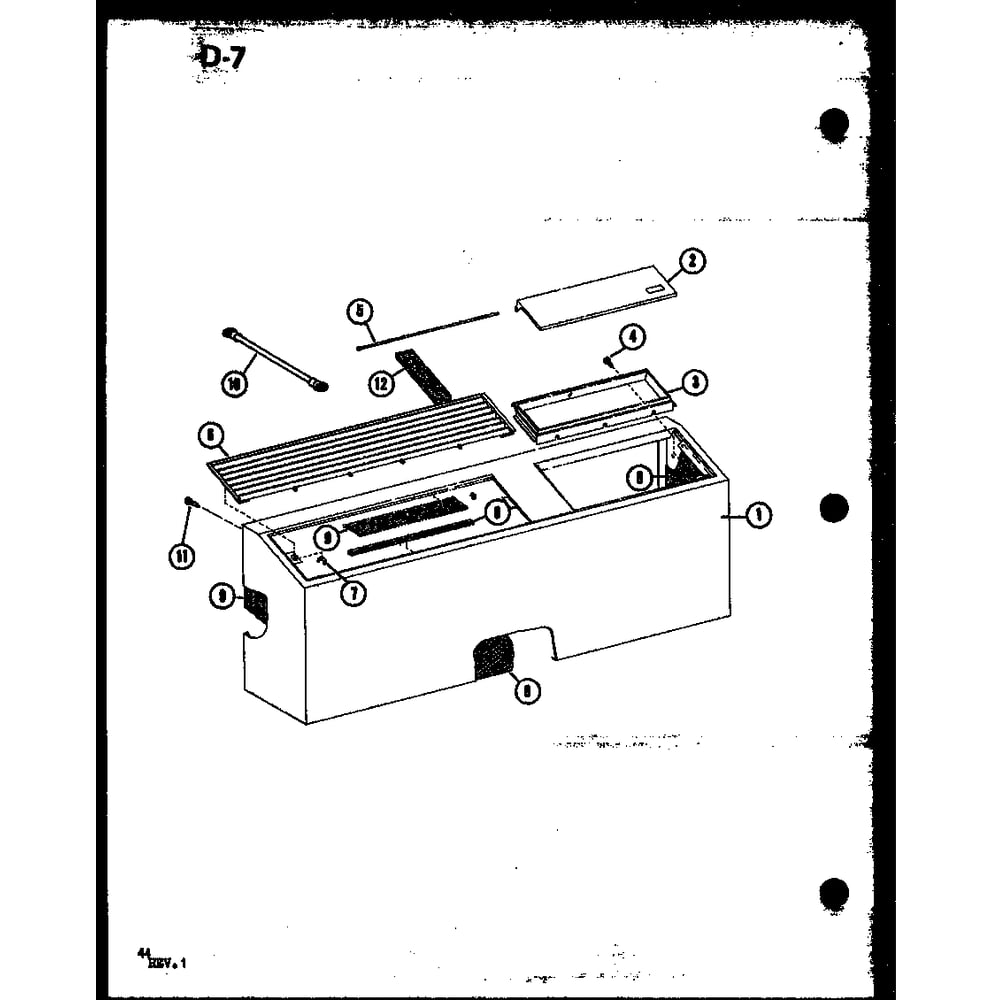 Diagram 3 Diagram and Parts List for 912-5E35S P67120-5R Amana Air Conditioner