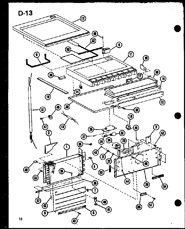 Evaporator Diagram and Parts List for ESBFC16D-C-P60235-23WC  Amana Refrigerator