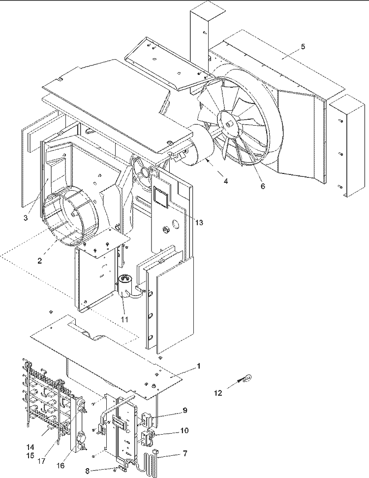 Center Partitions Assy and Controls Diagram and Parts List for REF24080C5E REV REF24080C5E A Amana Air Conditioner